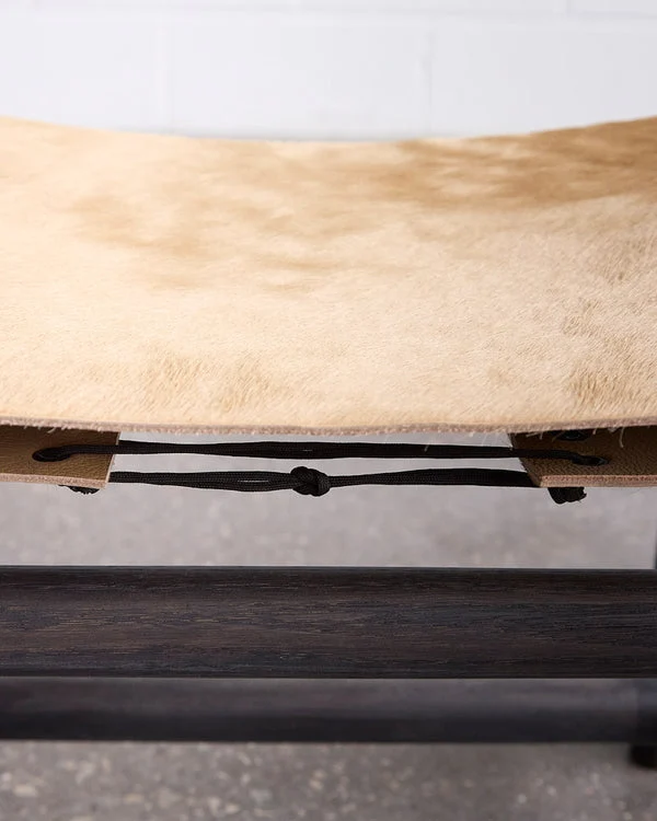 2-Seater Hair on Hide Lyndoe Bench