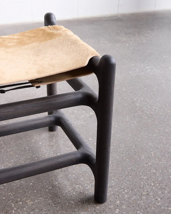 2-Seater Hair on Hide Lyndoe Bench