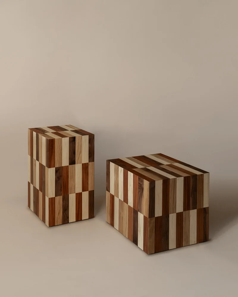 MORA Wooden Auxiliary Table by Daniel Couttolenc