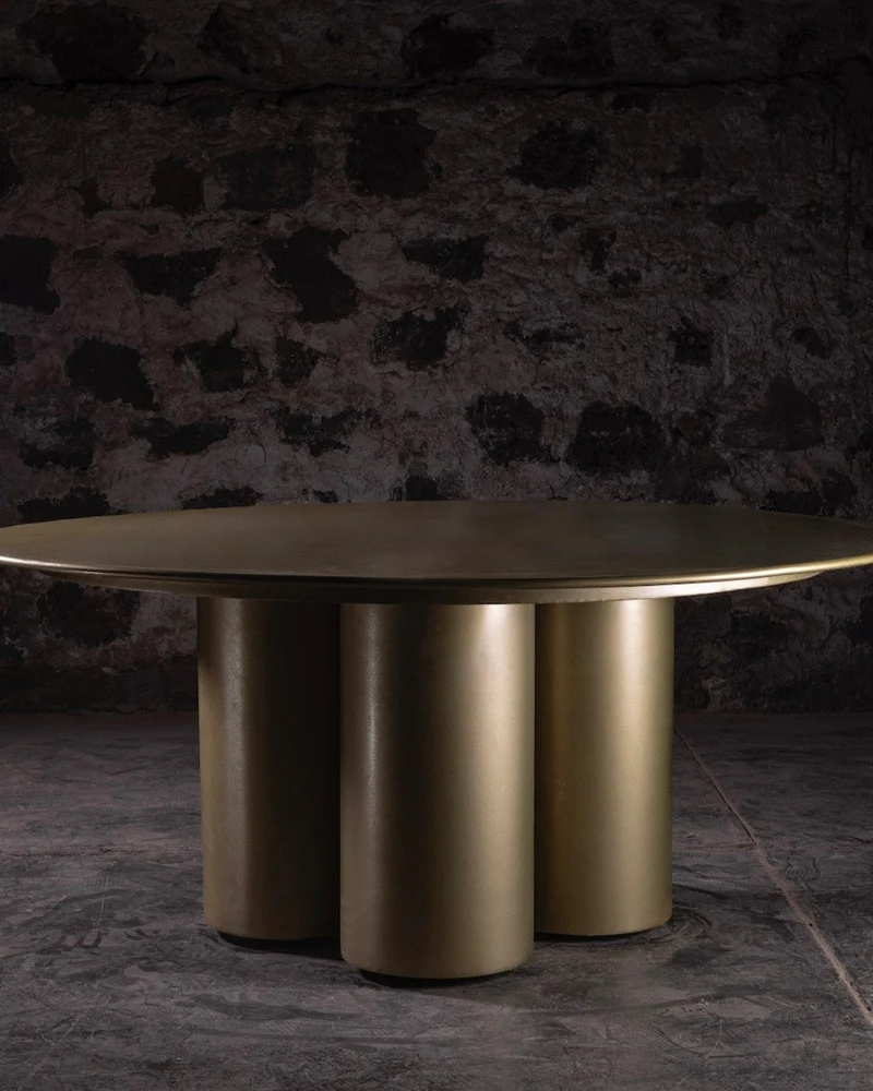 014 Steel Dining Table
