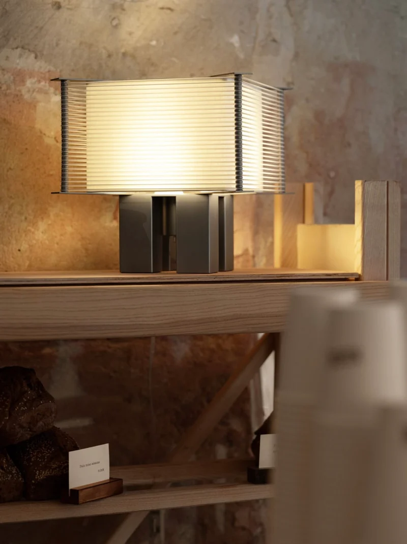 Boxing Ring Stainless Steel Table Lamp - 081
