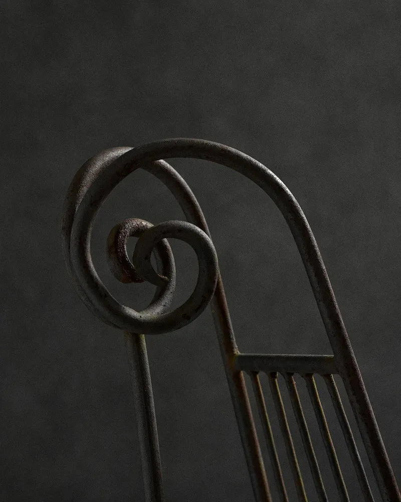 Spine Chair and Table in the Style of André Dubreuil