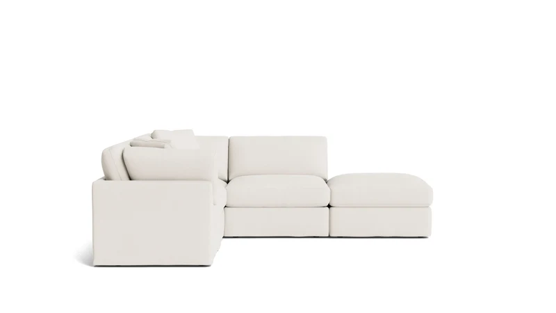 Get Together™ 5-Piece Modular Sectional, Standard, Cream Linen