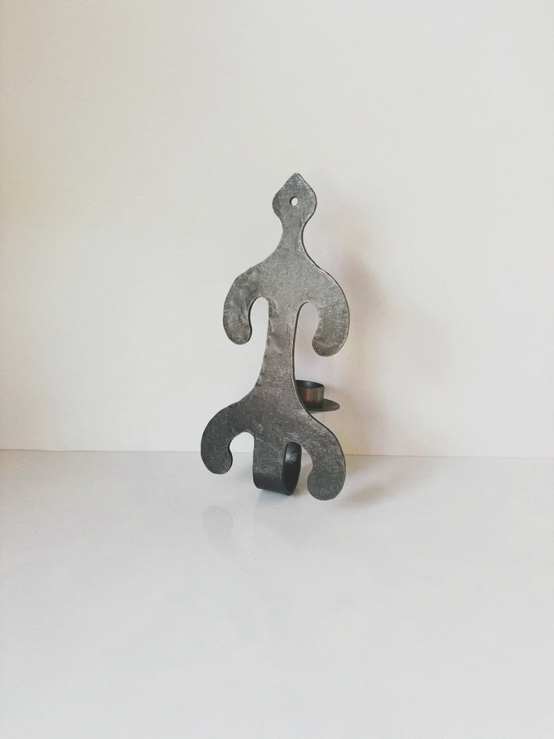 Modernist Scandinavian Wall Candleholder