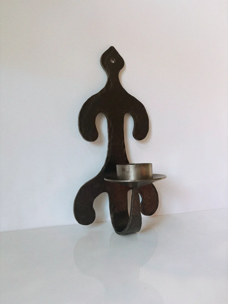 Modernist Scandinavian Wall Candleholder