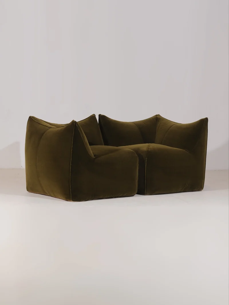 Rare Sectional Sofa 'Le Bambole' by Mario Bellini for B&B Italia, Italy 1971