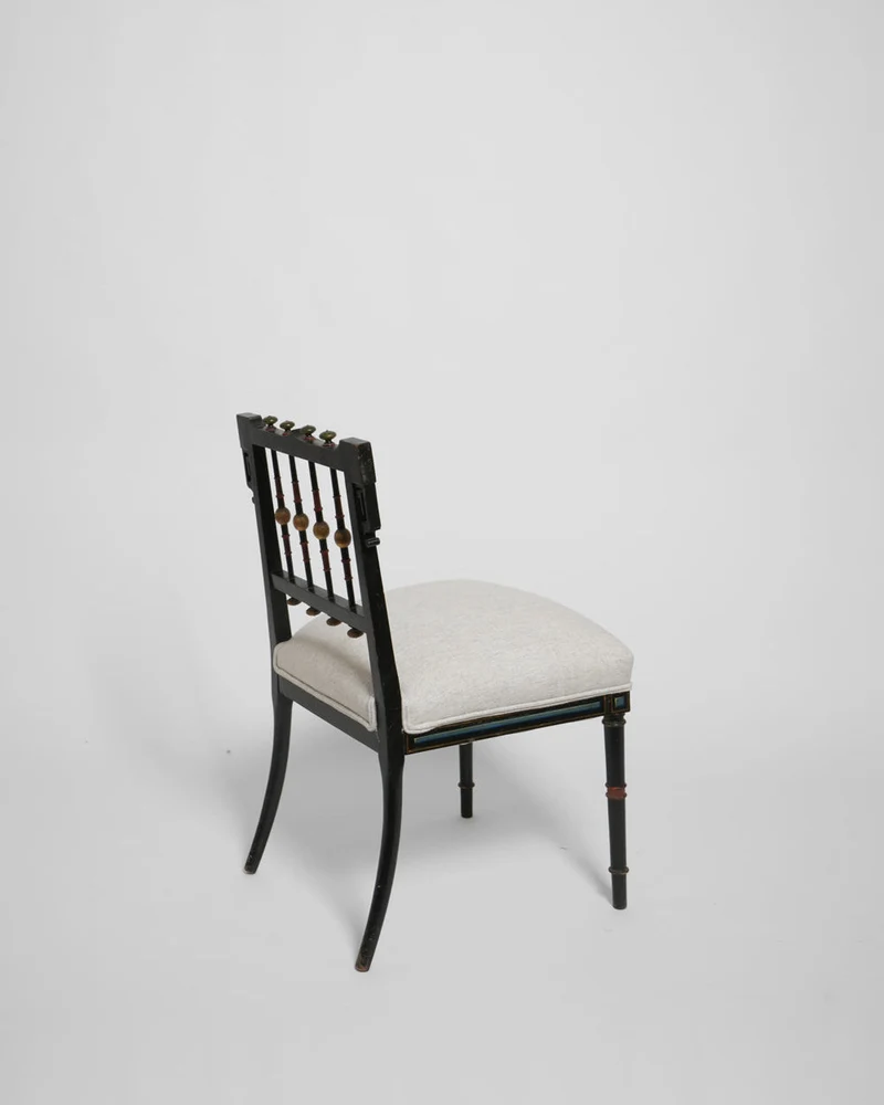 Napoleon III Painted Armchair, 19th c.
