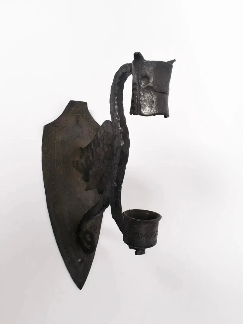 Pair of Mural Candleholders, France, 1960s.