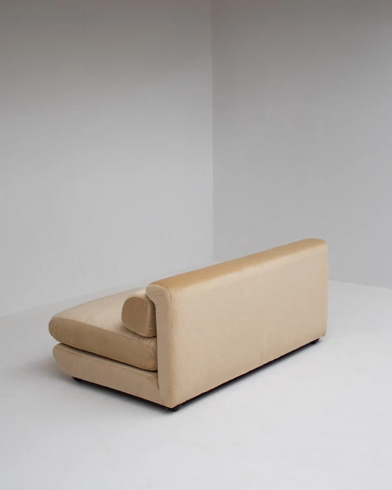 Sofa by Gigi Radice in beige velvet