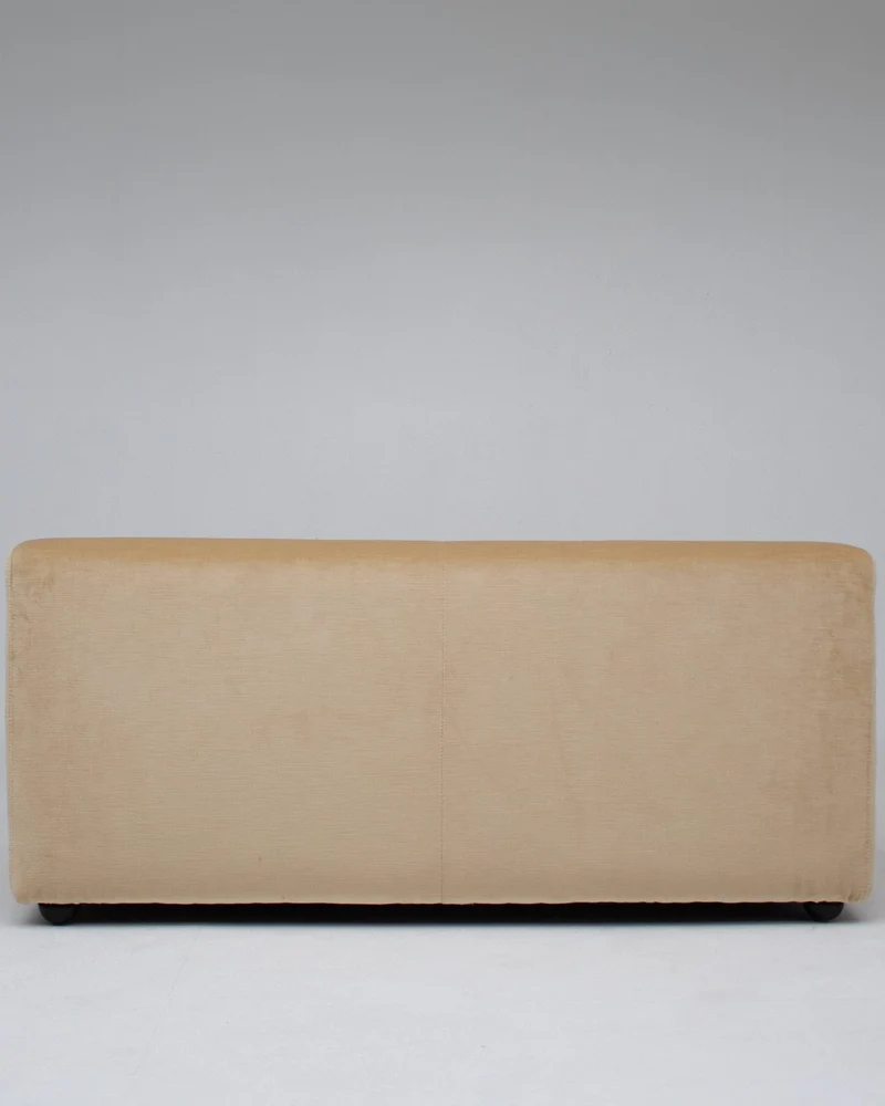 Sofa by Gigi Radice in beige velvet