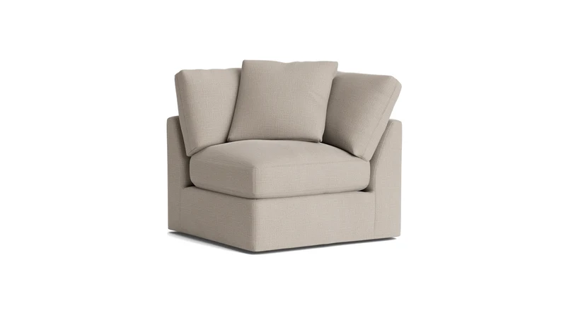 Get Together™ Corner Chair, Standard, Light Pebble