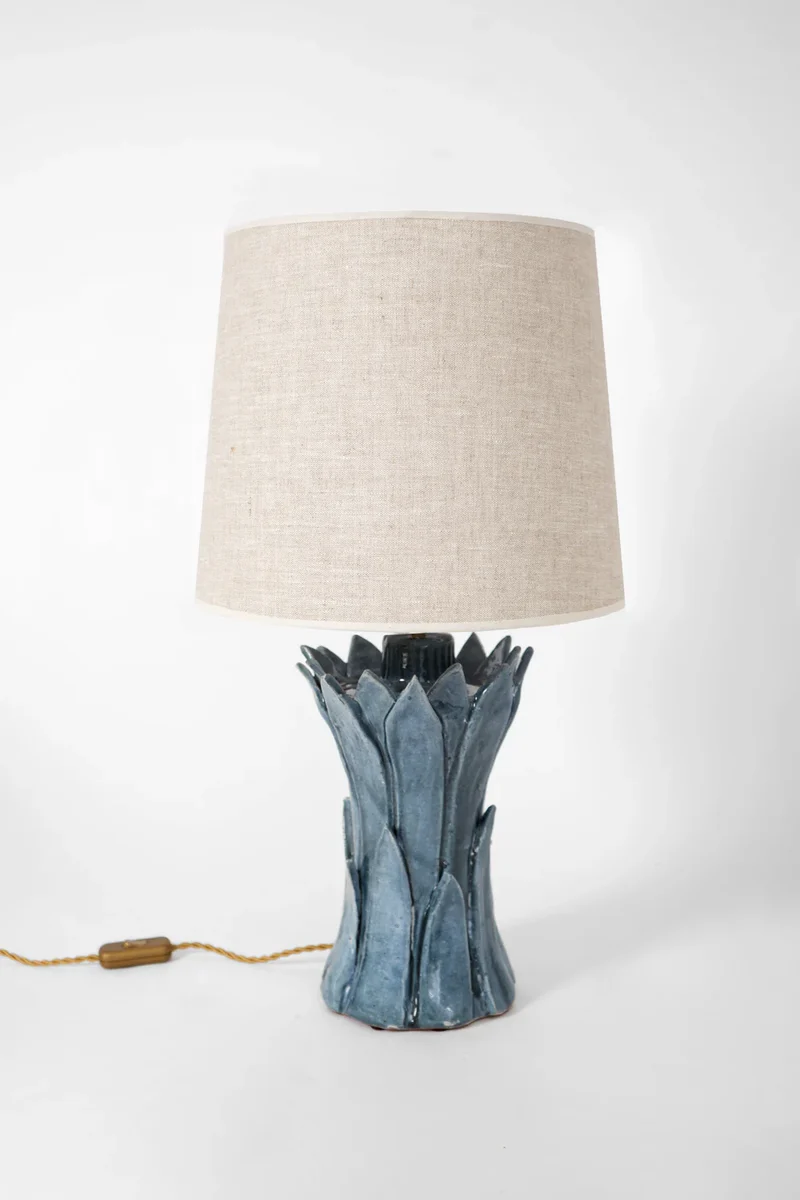 "Sintra" Blue Terracotta Table Lamp