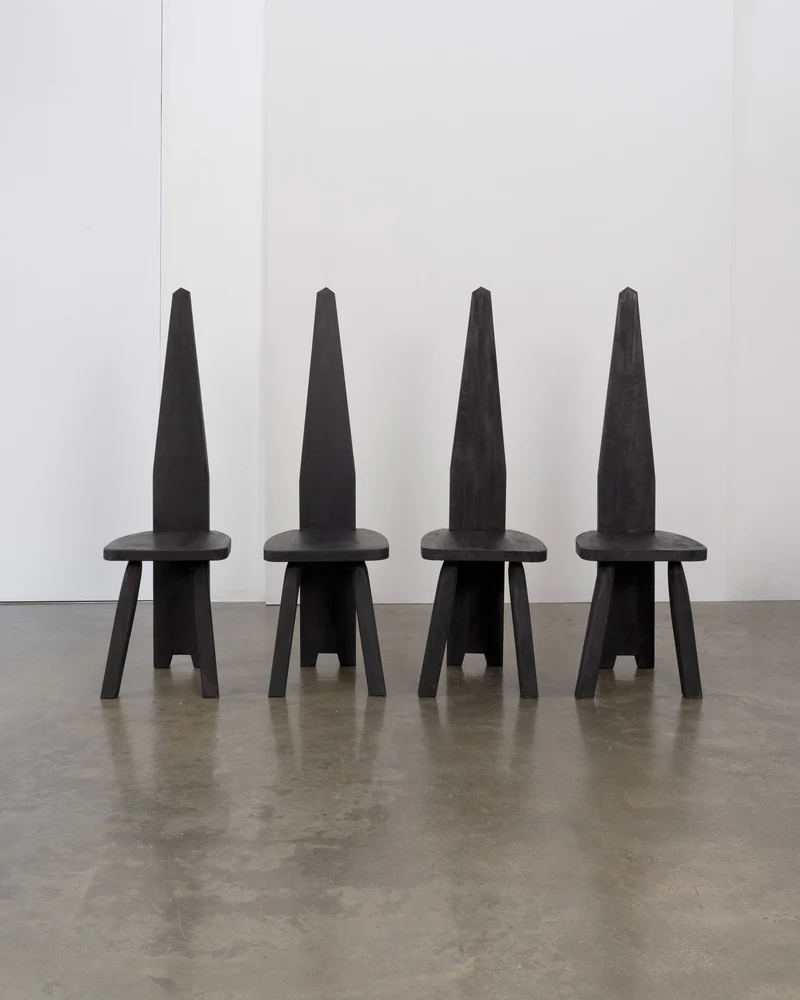 Brutalist High Back Chair