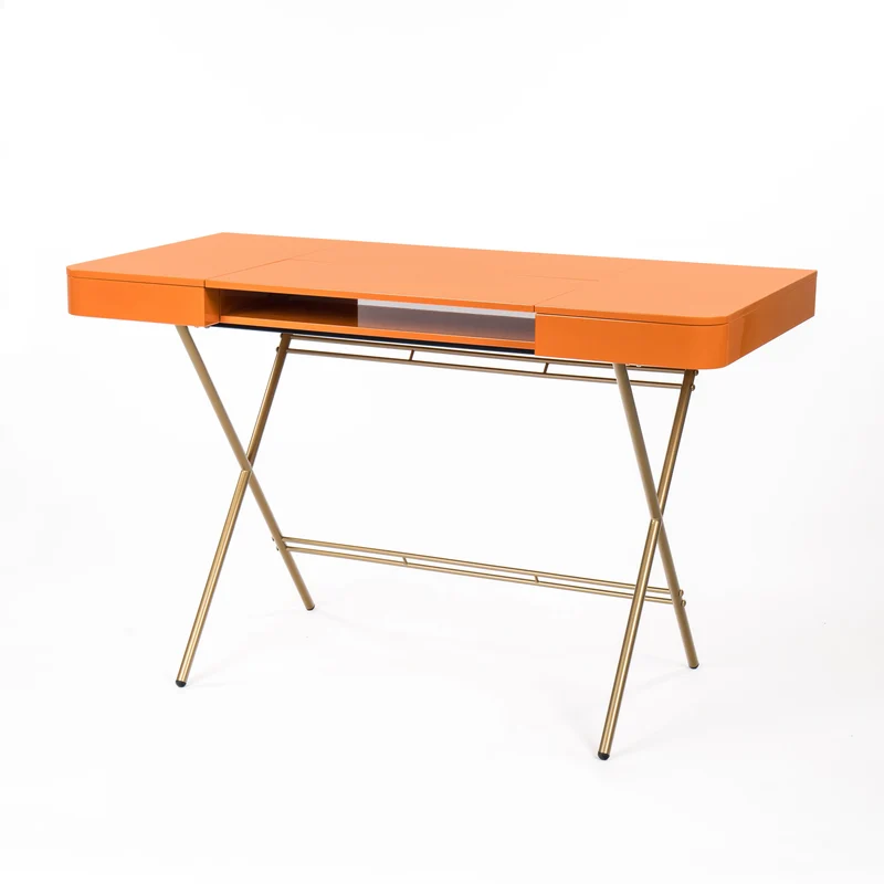 Bureau Cosimo, laqué orange brillant | Marco Zanuso Jr