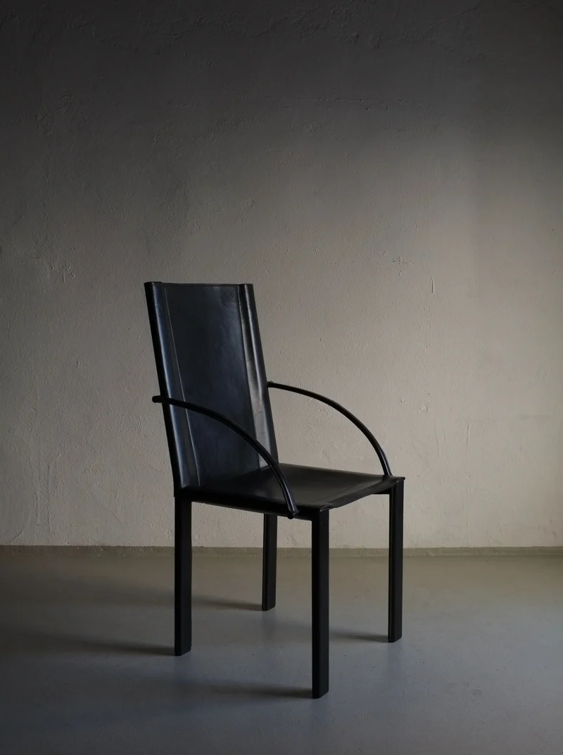 Postmodern Chair by Carlo Bartoli for Matteo Grassi, Italy, 1980s