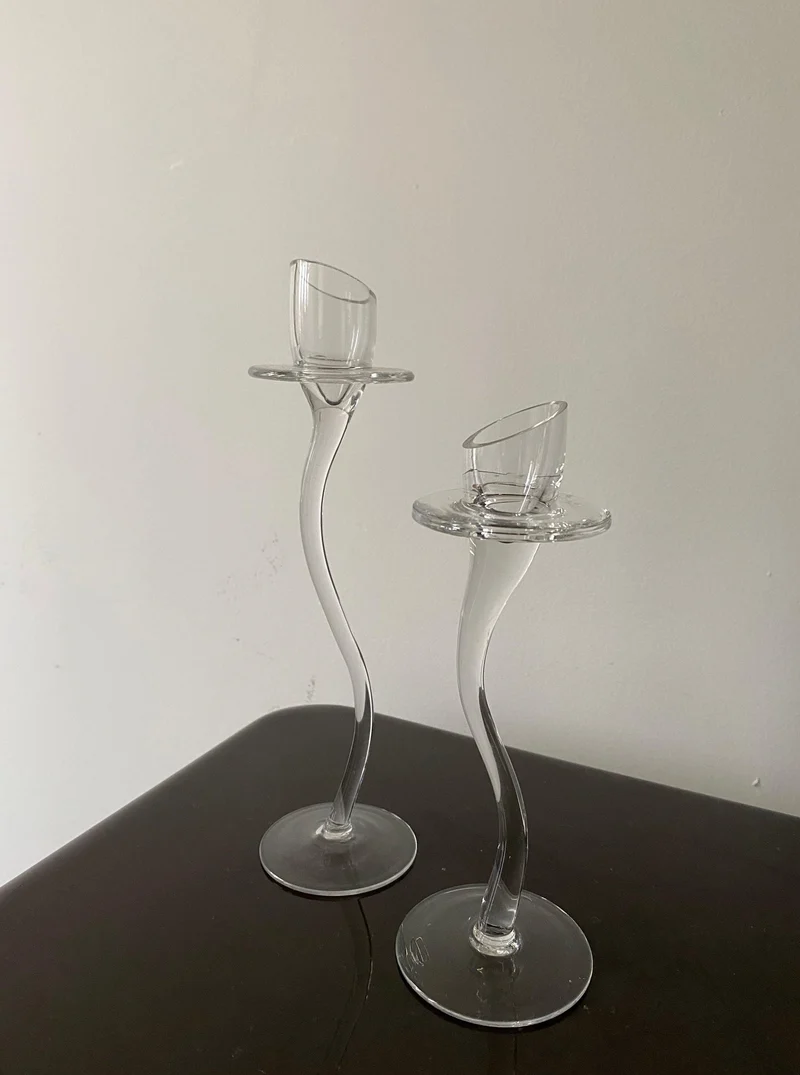 Vintage Set of Elegant Candle Holders