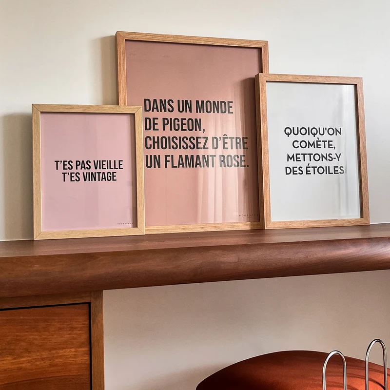 Affiche ou affiche encadrée Comète