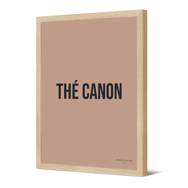 Affiche ou affiche encadrée Thé Canon