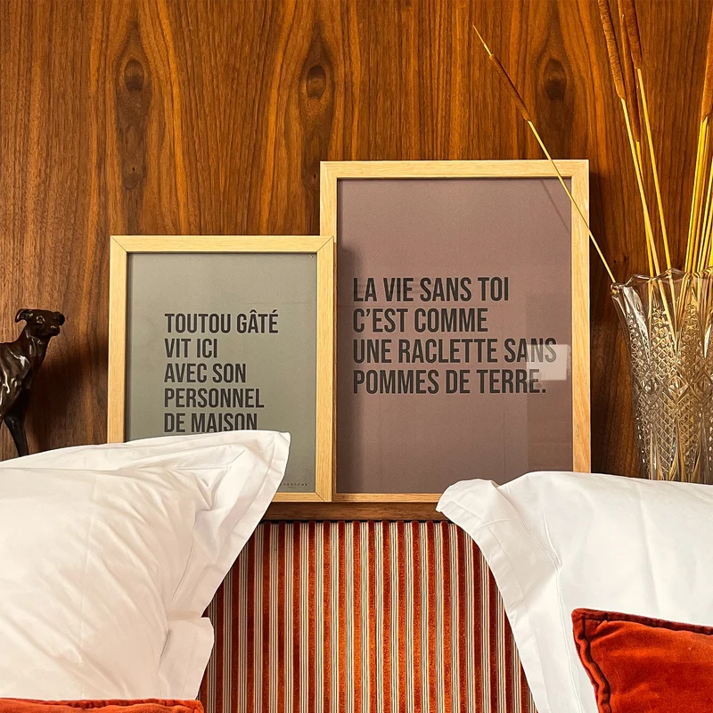 Affiche ou affiche encadrée Toutou