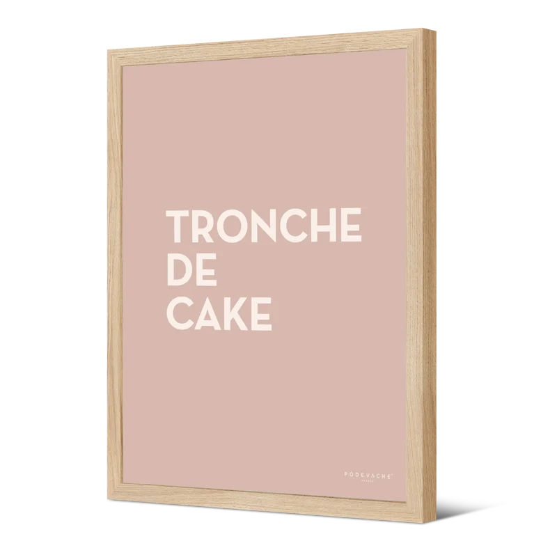 Affiche ou affiche encadrée Tronche de Cake