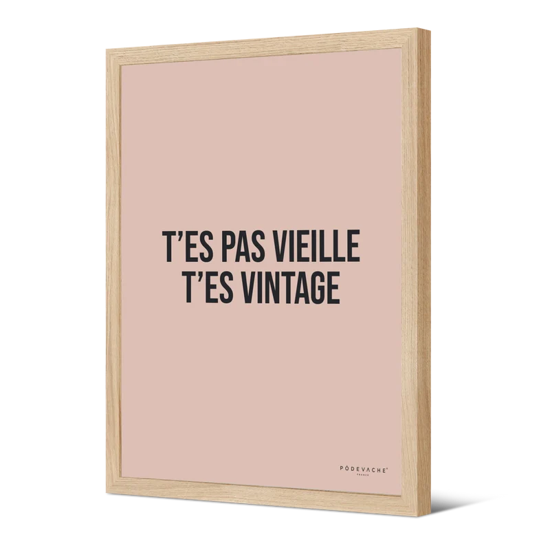 Affiche ou affiche encadrée Vintage