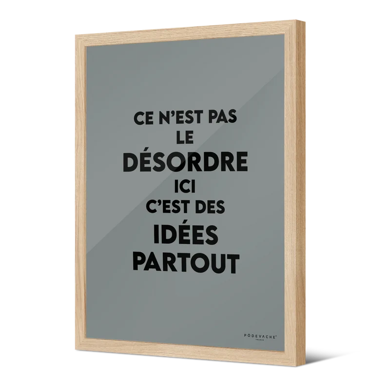 Affiche ou affiche encadrée Desordre