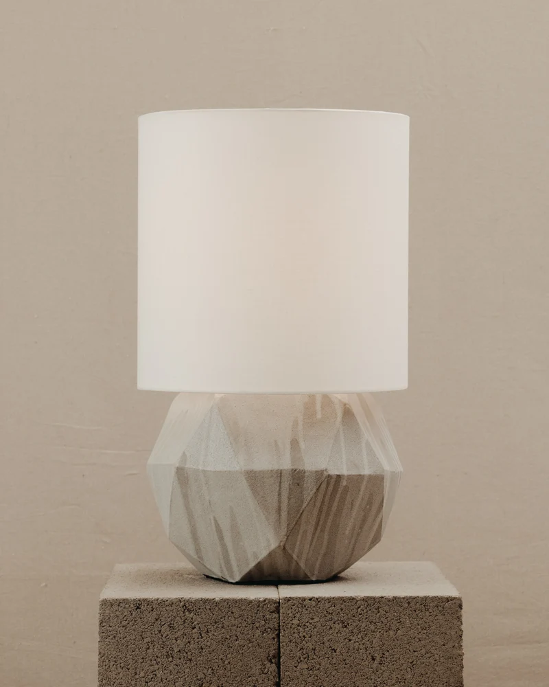 Geode Ceramic Table Lamp