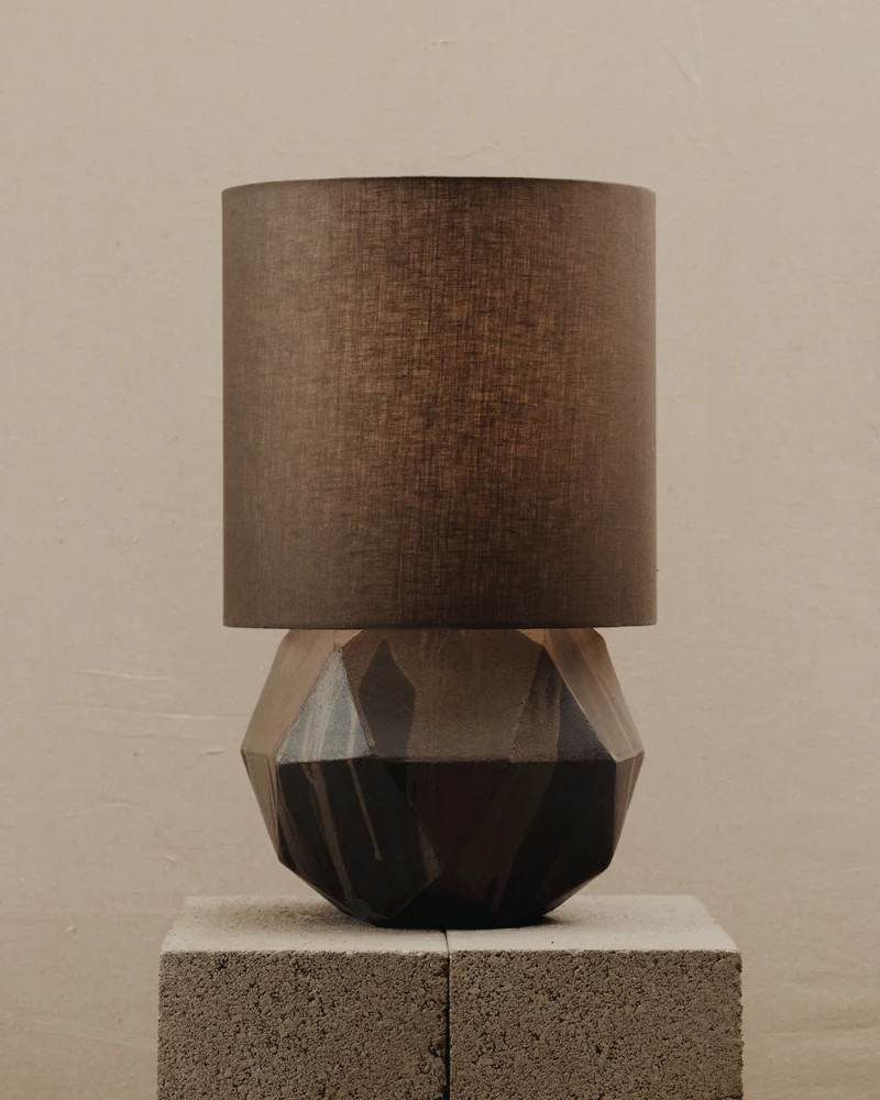 Geode Ceramic Table Lamp