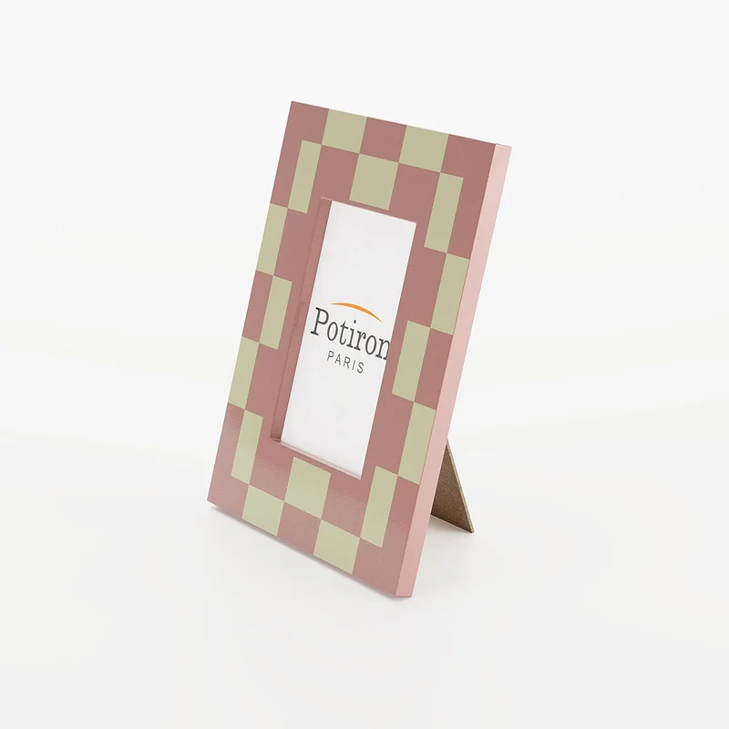 Cadre photo design damier couleur p che Sydney