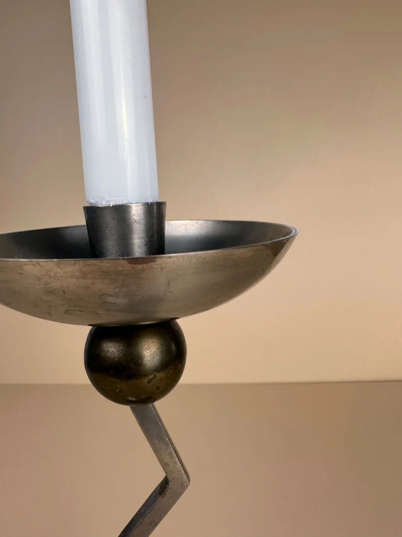 Postmodern Zig Zag Candle Holder