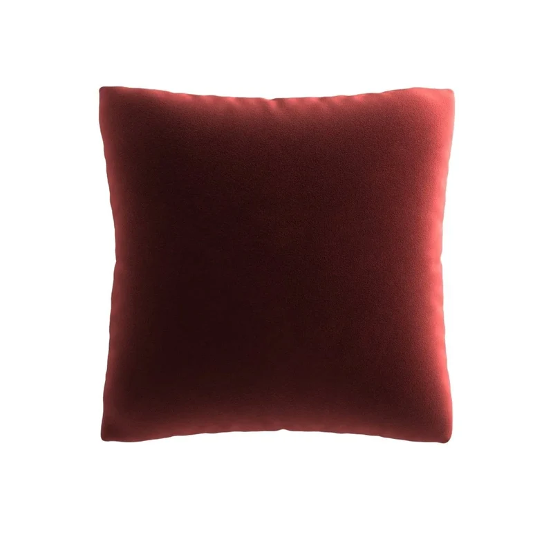 Coussin bordeaux 45x45cm