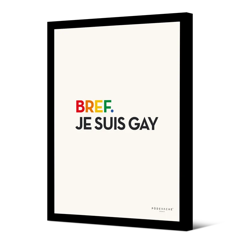 Affiche ou affiche encadrée Gay