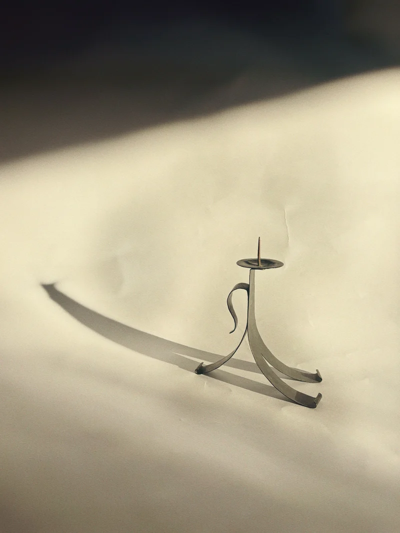Handmade Metal Candleholder