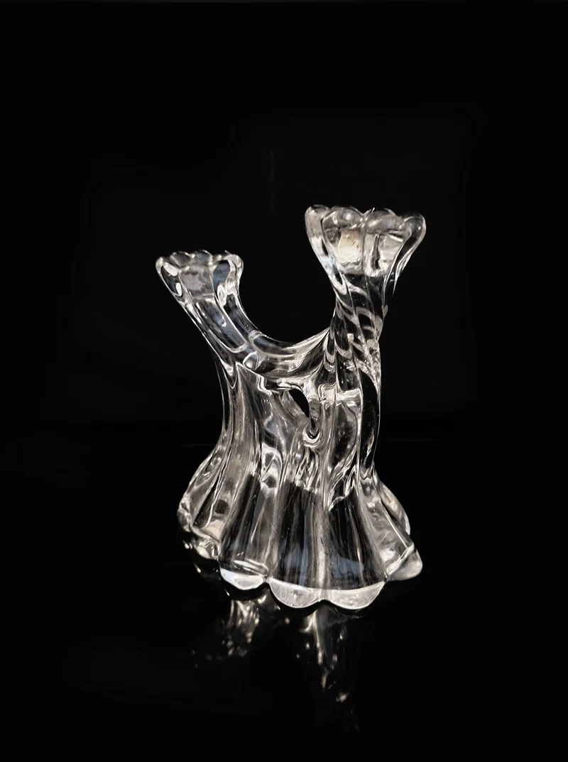 Glass Candle Holder