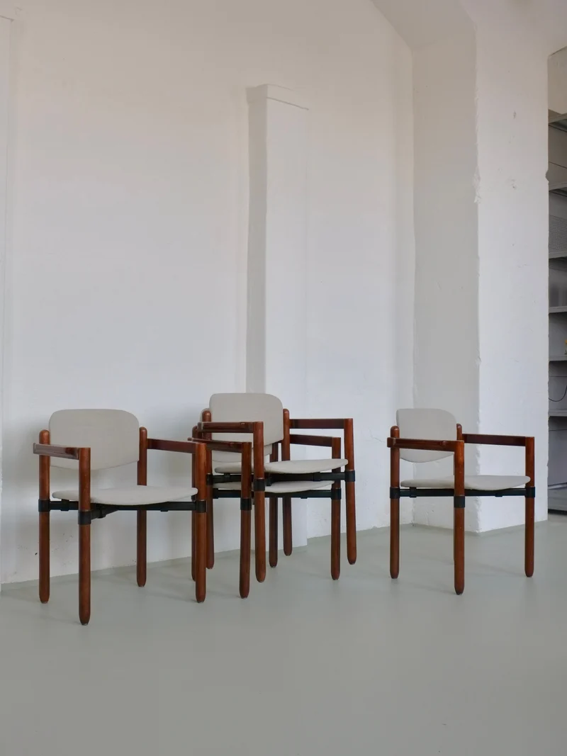 Set of 4 Armchairs by Fröscher Sitform, Germany 1970s