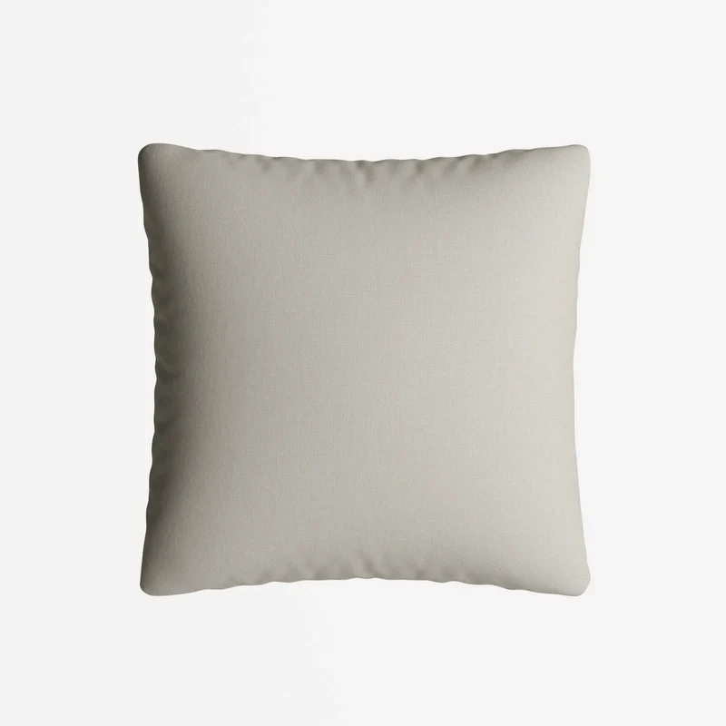 Coussin carré bleu déhoussable 40x40cm
