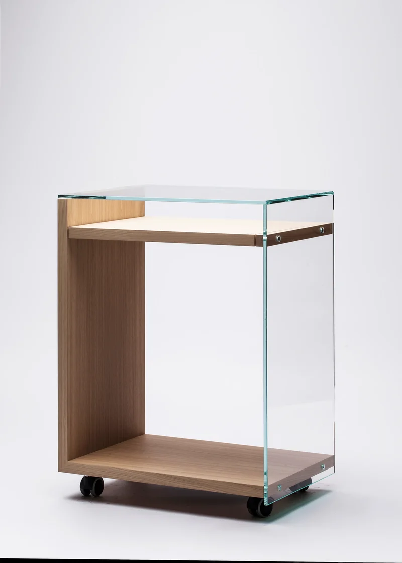 Zen 7 | Laptop - Bureau mobile Verre et Bois