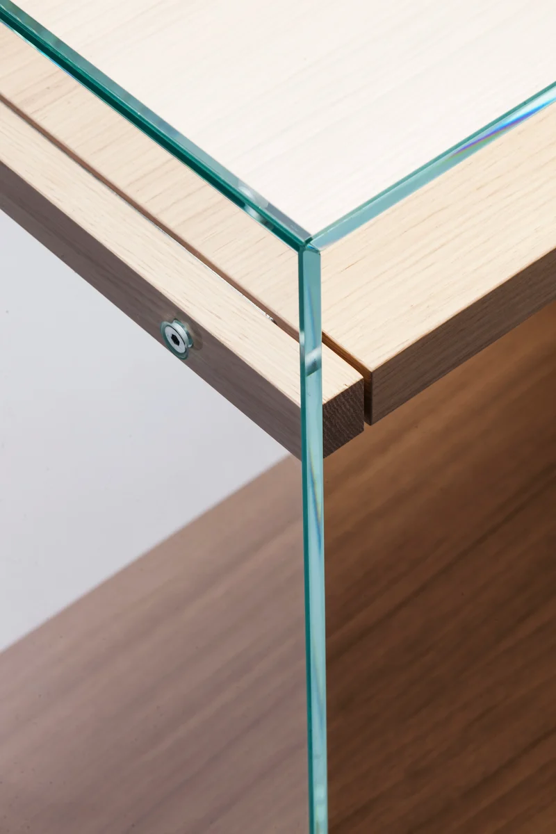 Zen 7 | Laptop - Bureau mobile Verre et Bois