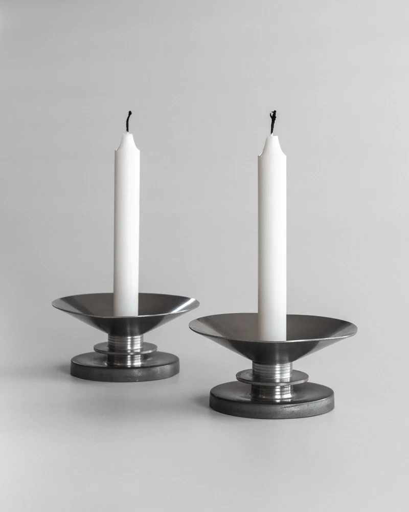 Modernist Candleholders by Sylvia Stave 1930s