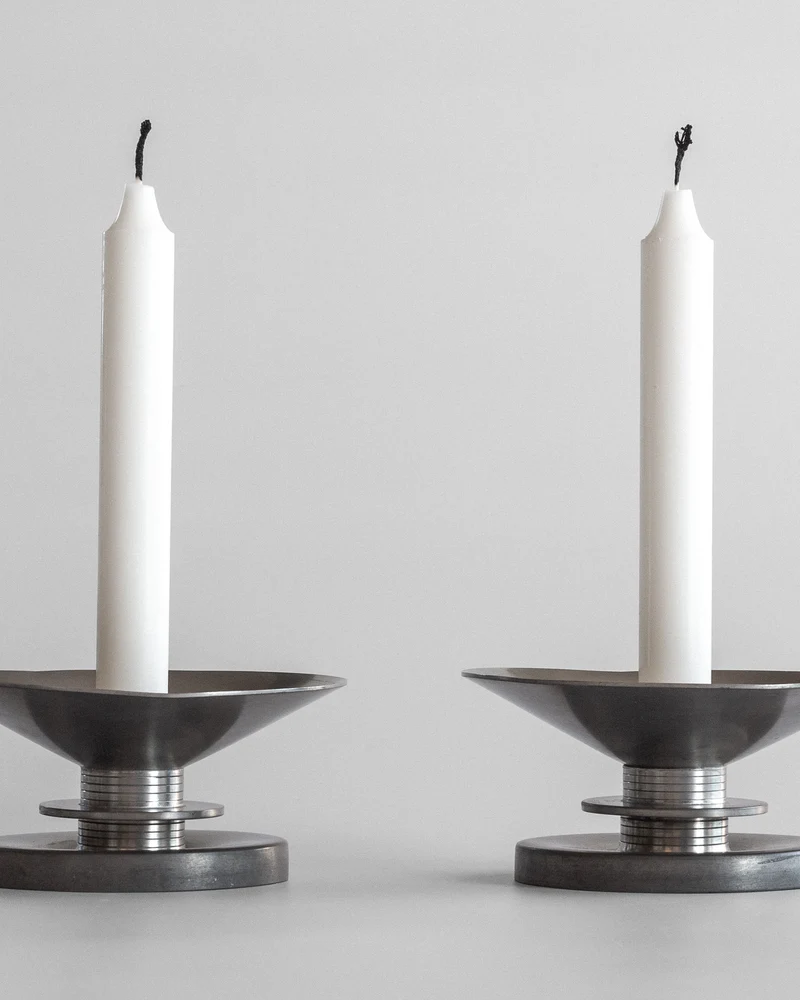 Modernist Candleholders by Sylvia Stave 1930s