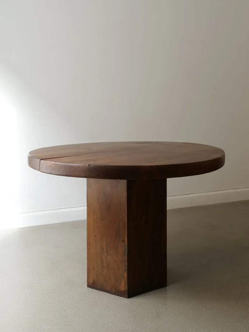 Midcentury Hexagonal Wood Dining Table