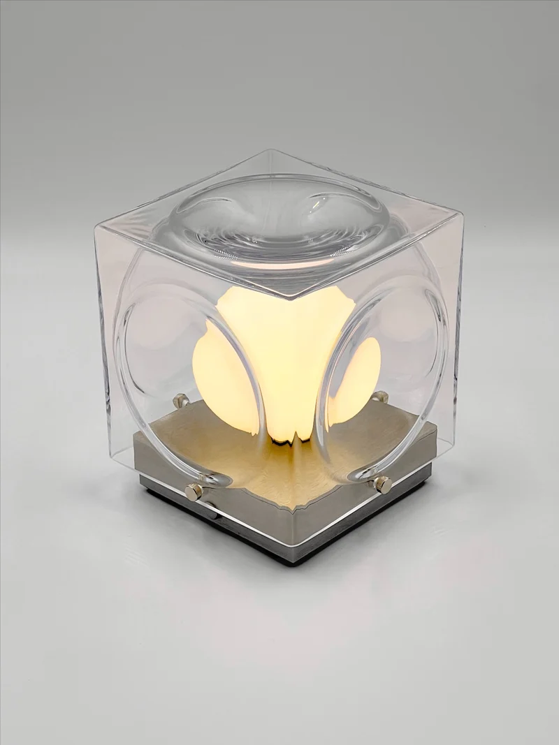 Chant Portable Bronze Table Lamp