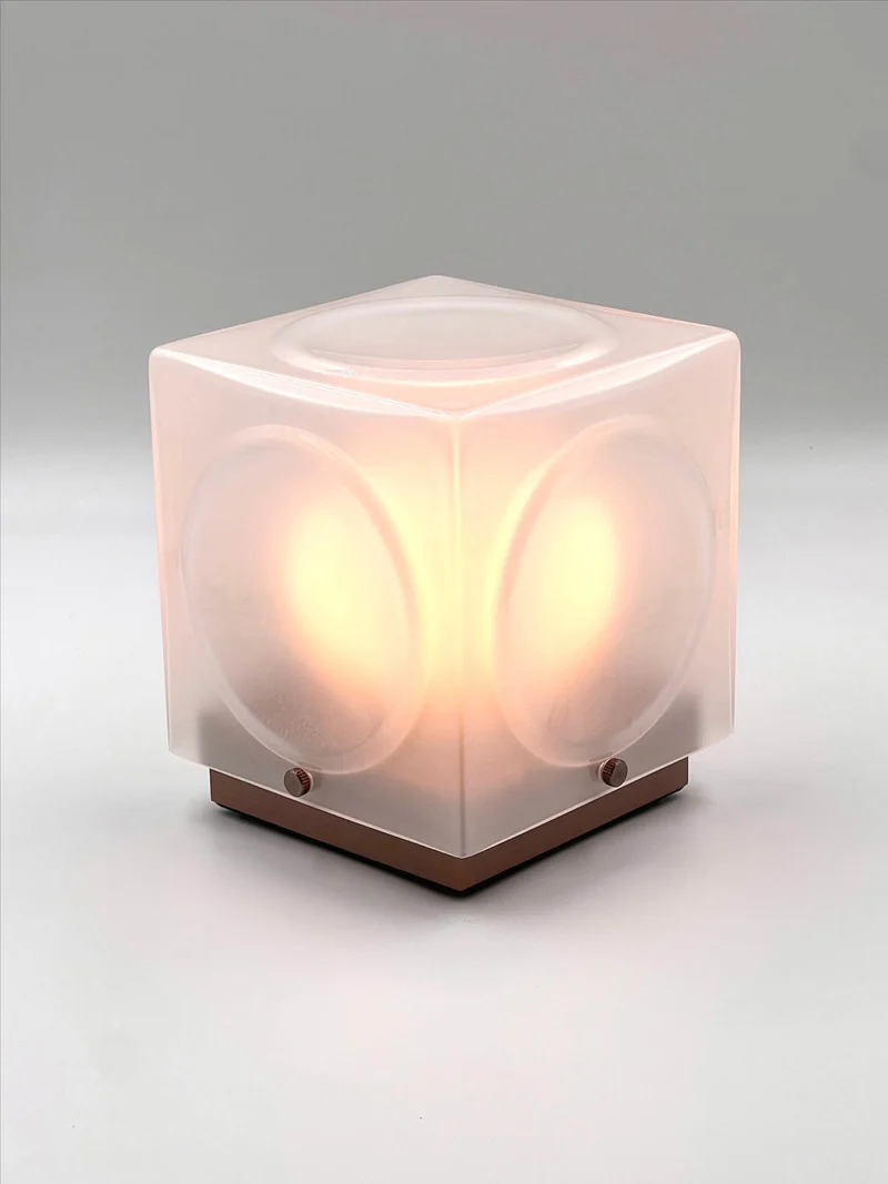 Chant Portable Bronze Table Lamp