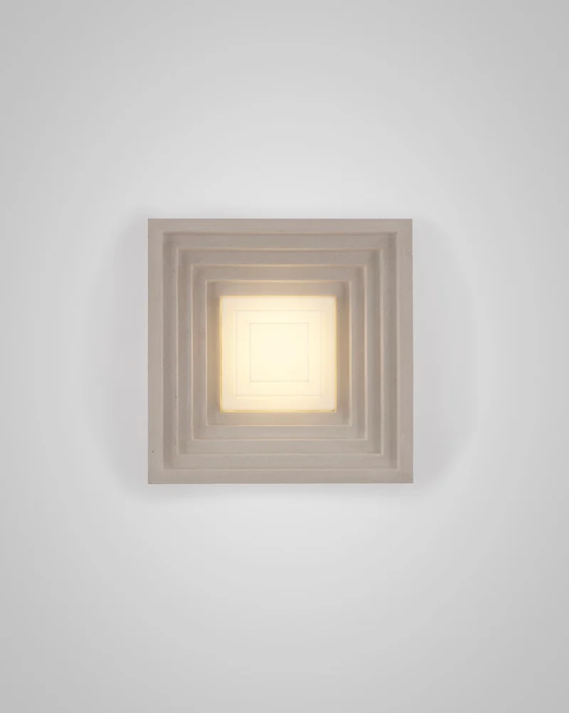 Brutalist Pantheum Surface Light Concrete Light