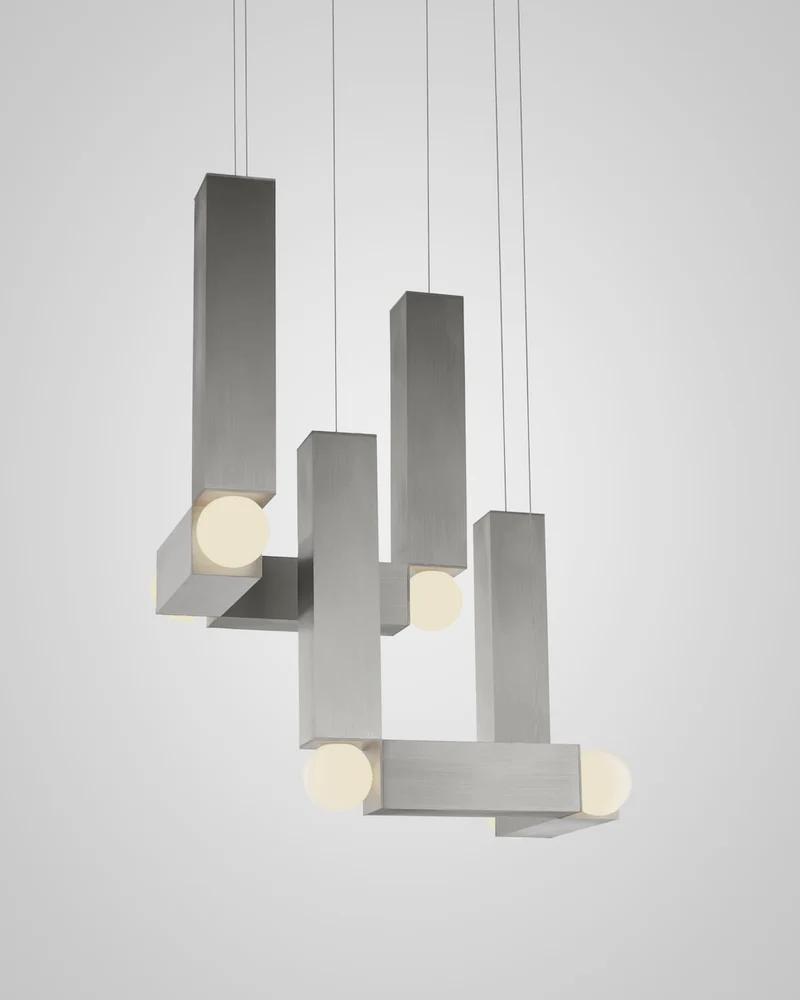 Brutalist Vesper Duo Aluminium Light
