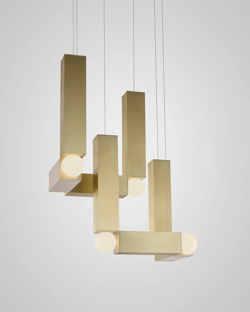Brutalist Vesper Duo Aluminium Light