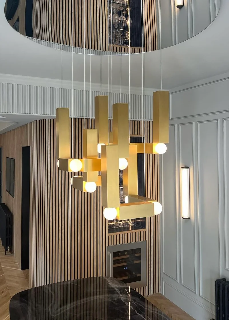 Brutalist Vesper Quattro Bronze Light