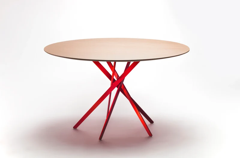 Table IKI | Chêne Naturel et Piétement Métal