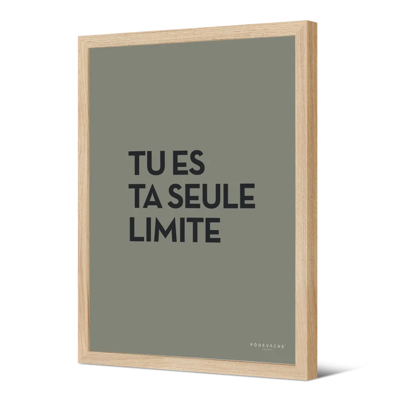 Affiche ou affiche encadrée Limite