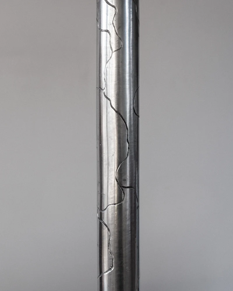 Vintage Art Deco Pewter Table Lamp, 1920s Sweden